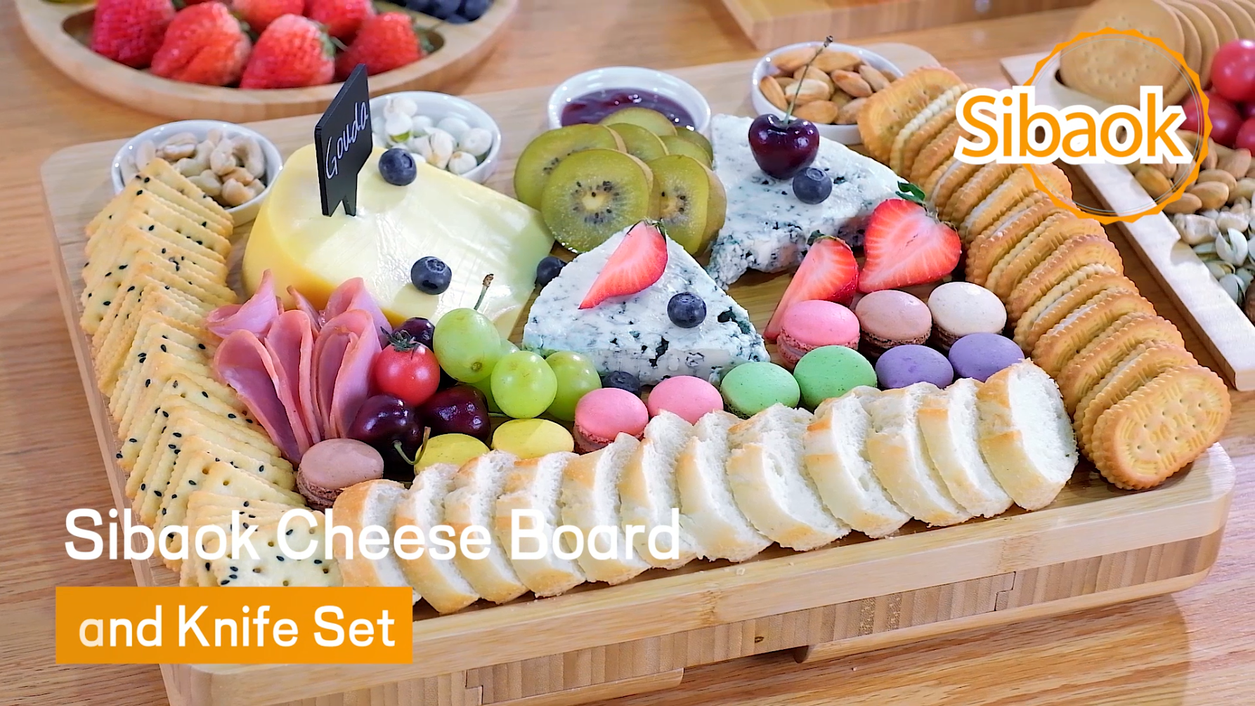Amazon.com: Cheese Board Knife Set, Large Charcuterie Board Set